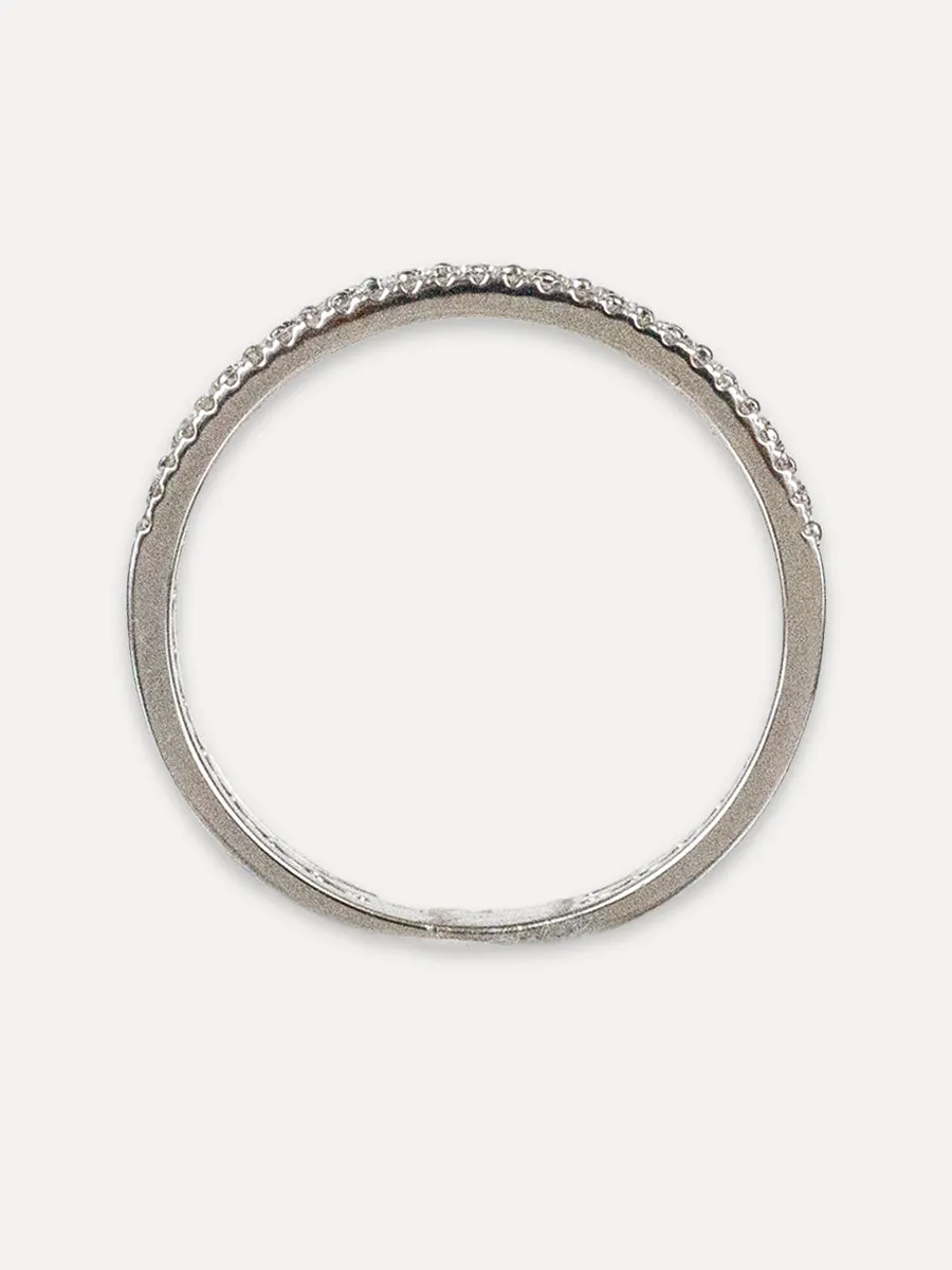 14K Diamond Triple Layered Band