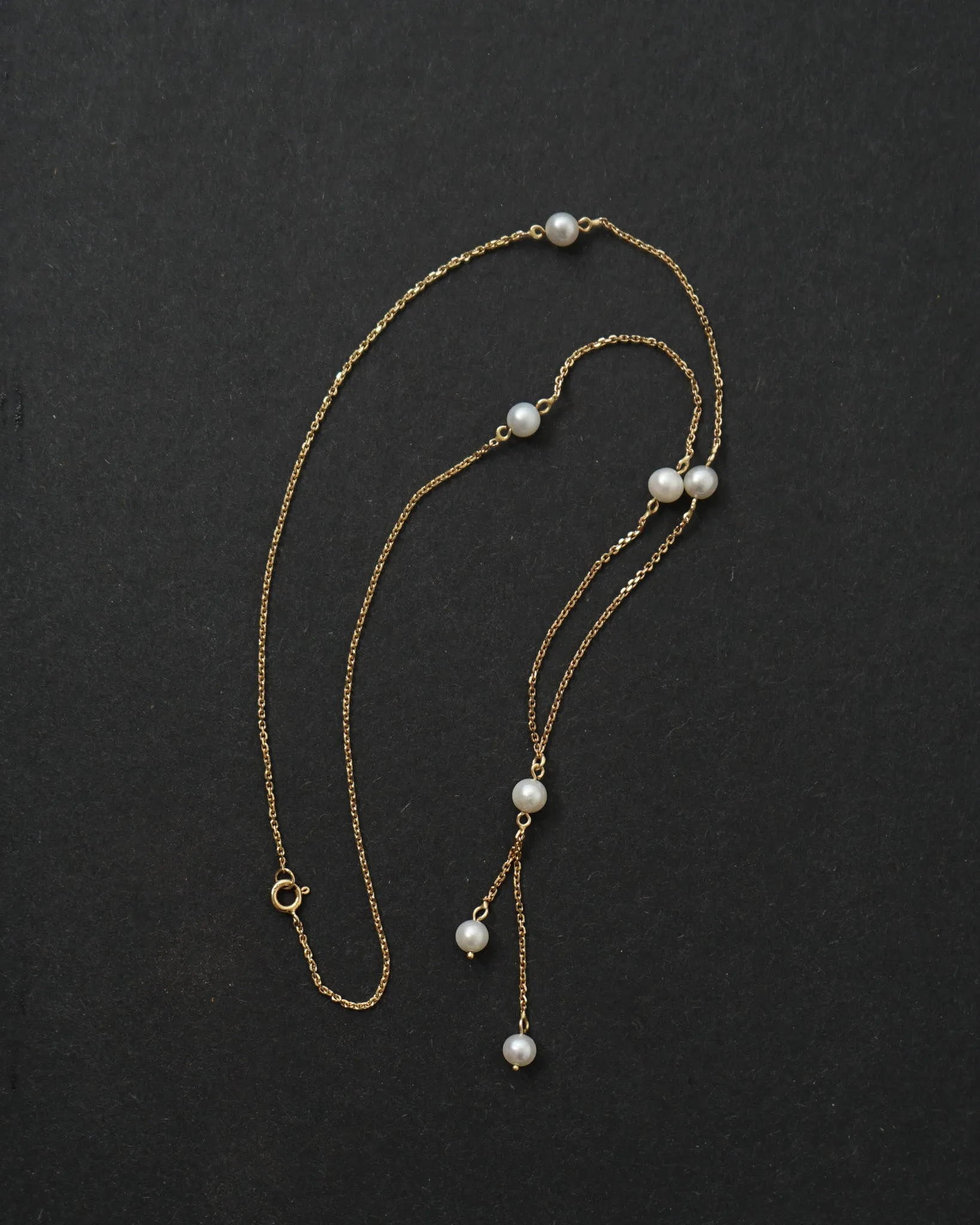 14k Gold Necklace w/ Pearl