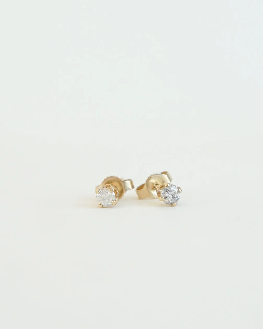 14k Gold x Diamond Earrings