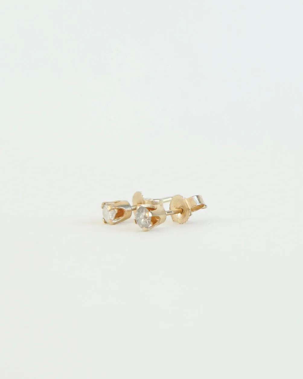 14k Gold x Diamond Earrings