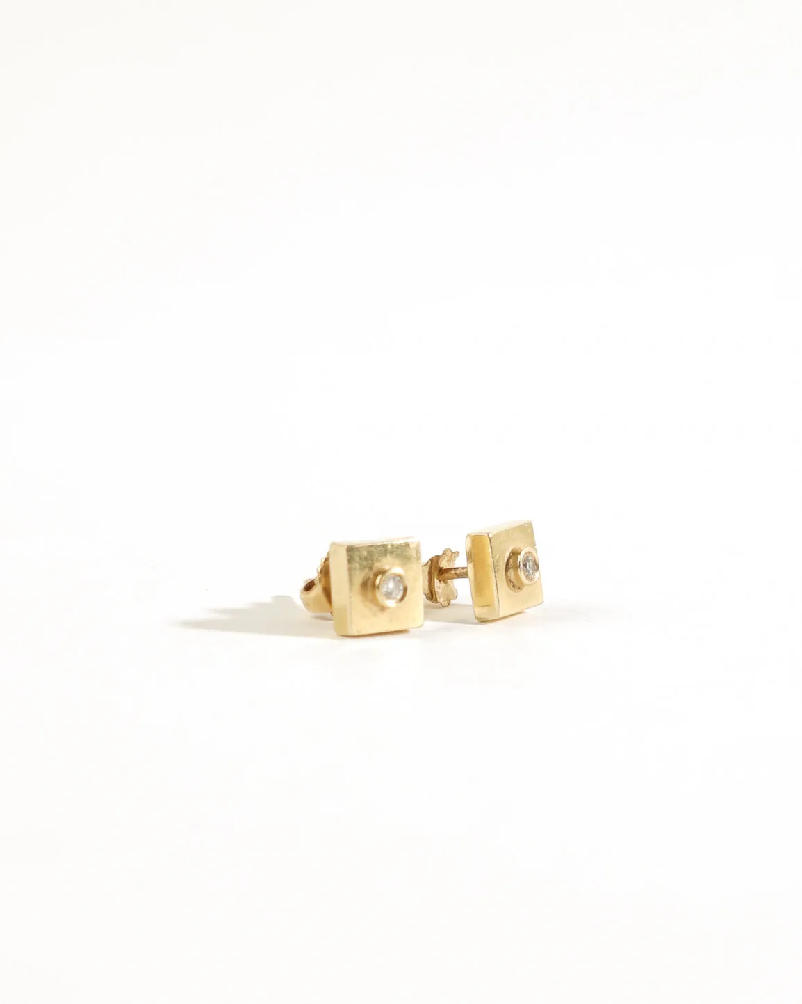 14k Gold x Diamonds Earrings
