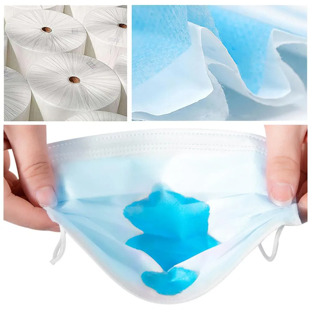 20 Pcs/bag High Quality 3 Layers Disposable Face Masks Anti-Dust Meltblown Cloth Masks Protection Face Mask Protective Dust Filter Safety Mask