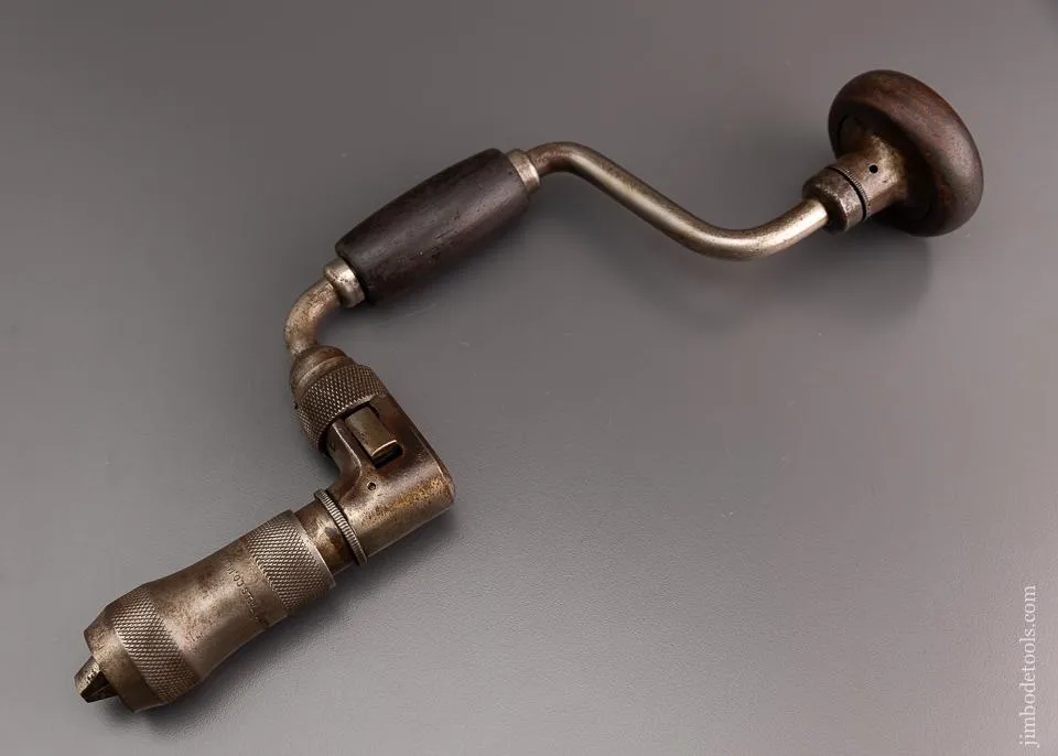 6 inch MILLERS FALLS Bit Brace with Rosewood Handles - 96499