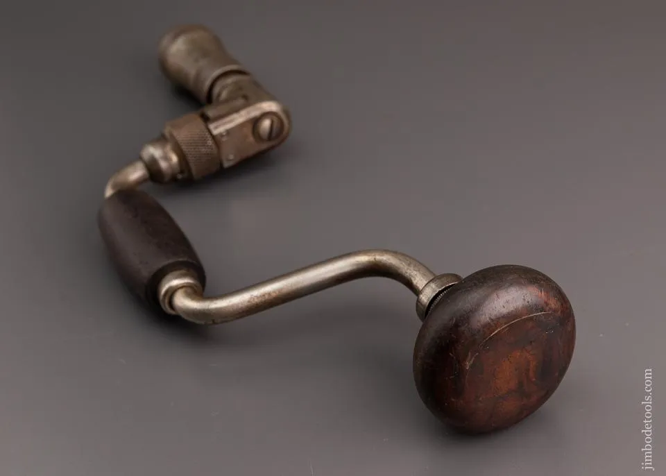 6 inch MILLERS FALLS Bit Brace with Rosewood Handles - 96499