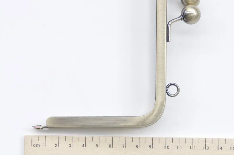 7"(18.5cm) Purse Frame Brushed Brass Bag Hanger Clutch Purse Frame 18.5cm x 9.5cm ( 7" x 4")