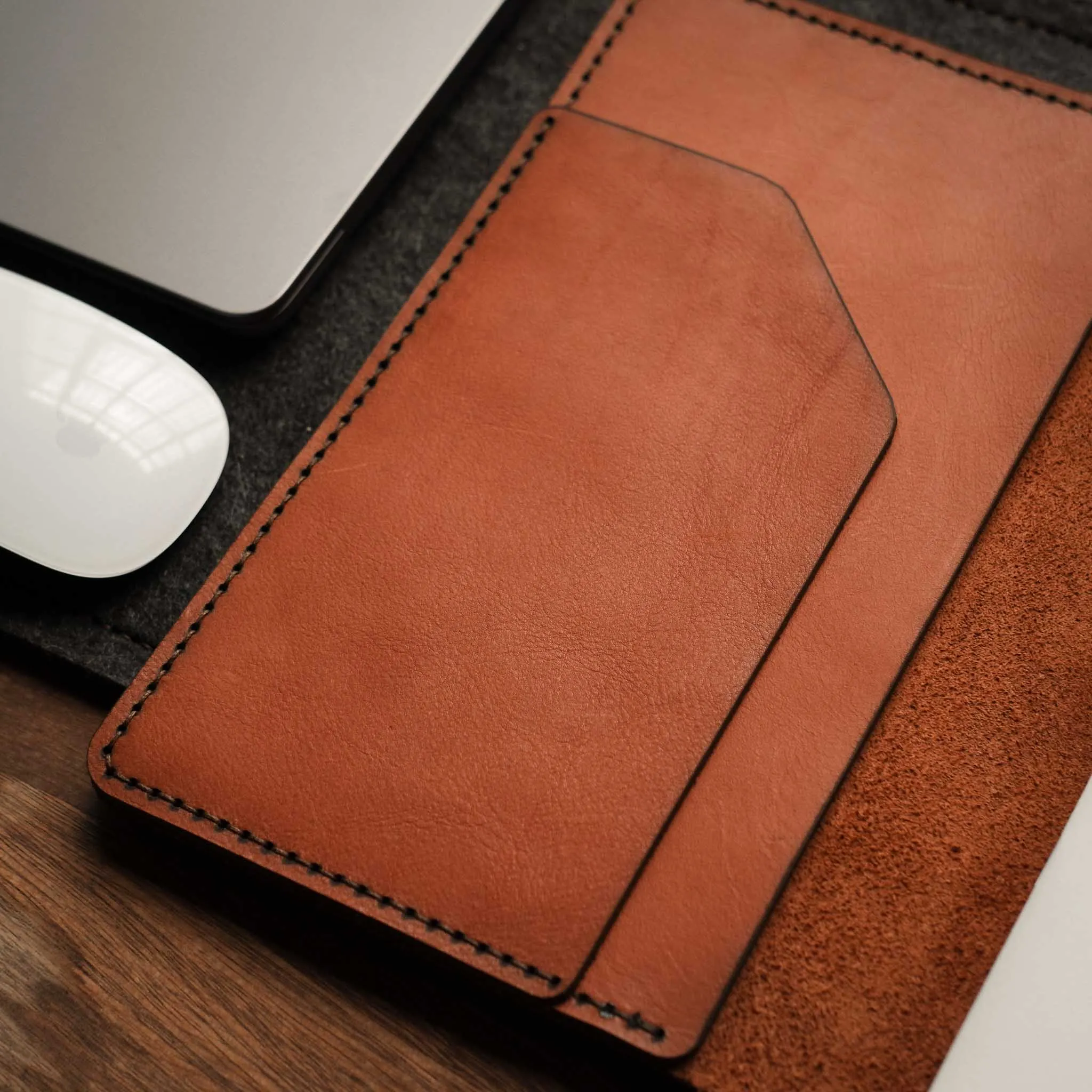 A5 Leather Notebook Cover - Minimalist Range