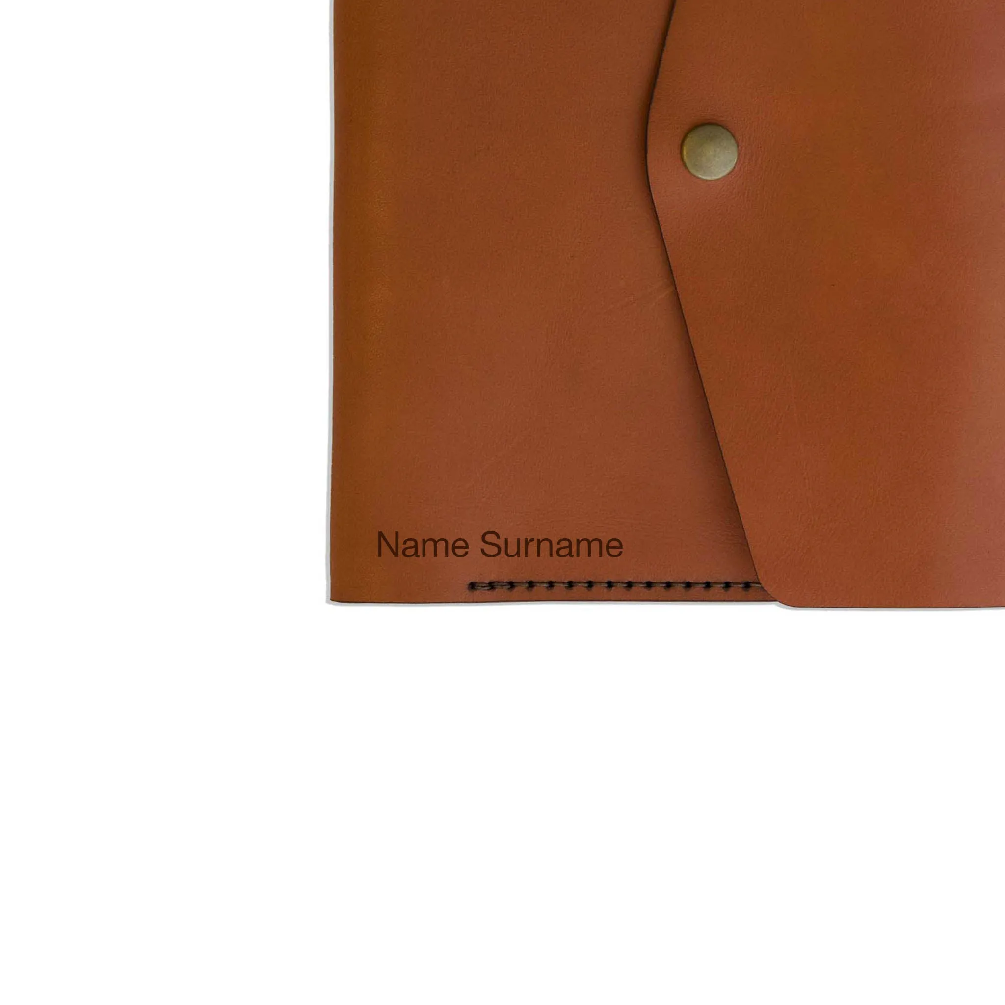 A5 Leather Notebook Cover - Minimalist Range