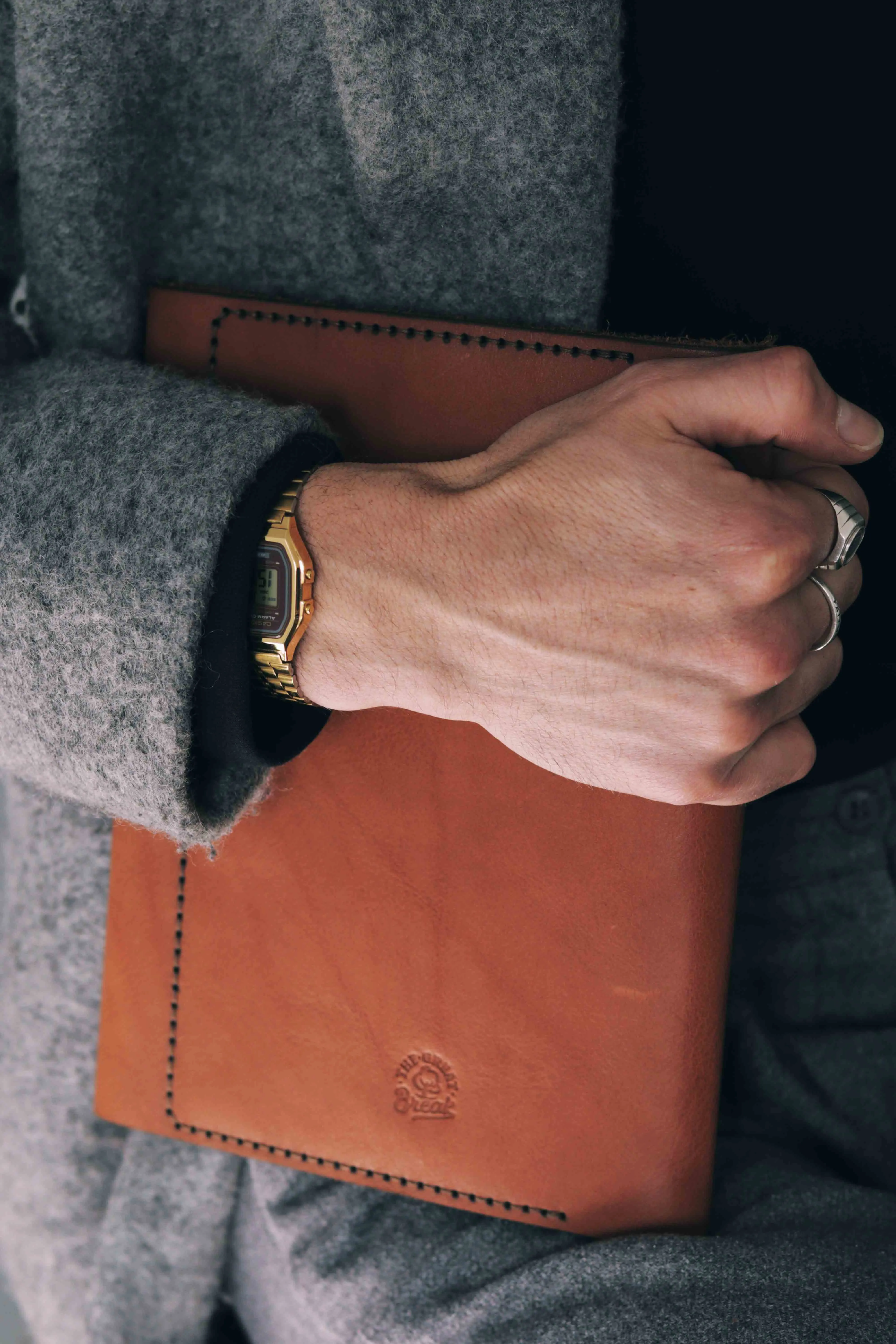 A5 Leather Notebook Cover - Minimalist Range