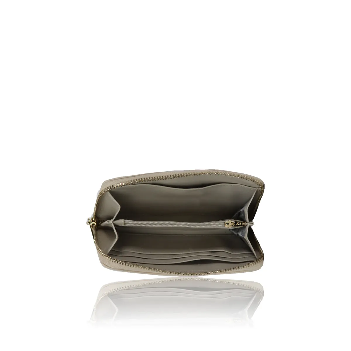 Anna Smith Minimal Pink Zip Around Purse