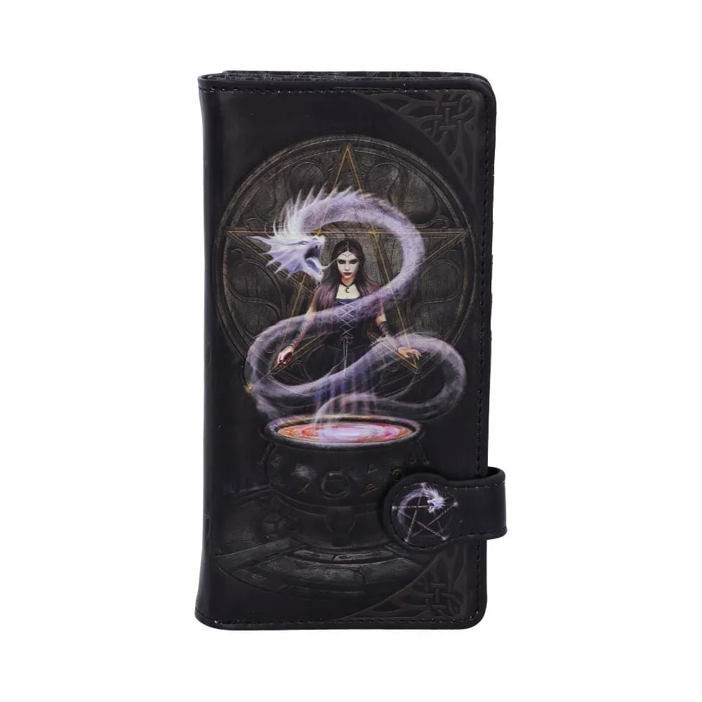 Anne Stokes The Summoning Witch and Dragon Embossed Purse