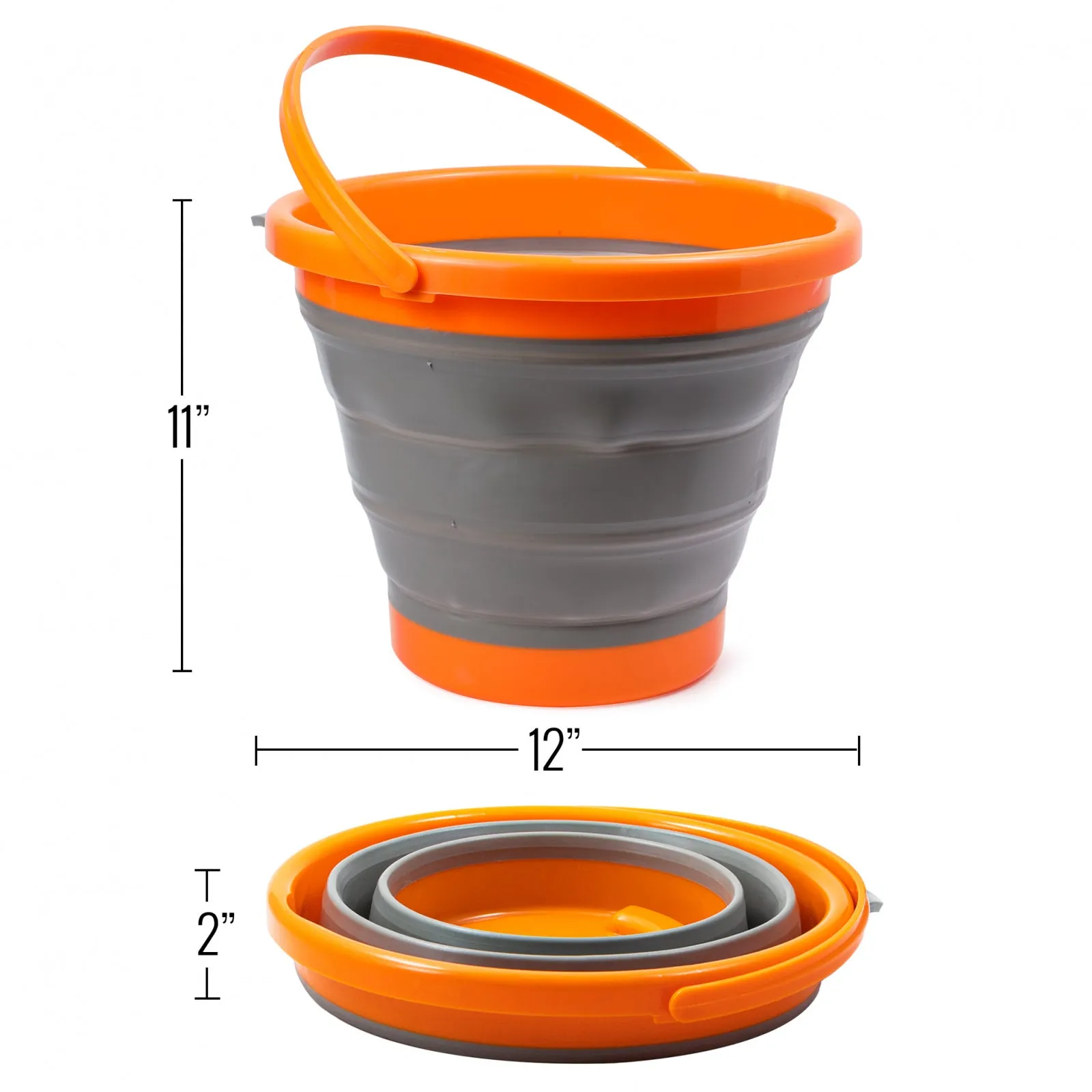 ASR Outdoor 10L Collapsible Bucket and Stand Gold Prospecting Equipment, 6pc