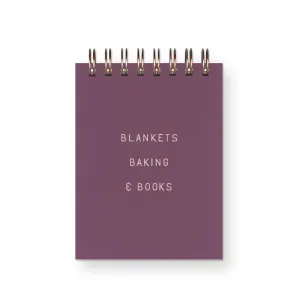 Baking & Books Mini Jotter Notebook