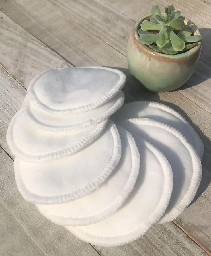 Bamboo Fiber Facial Rounds Pads | 5 Pieces Set