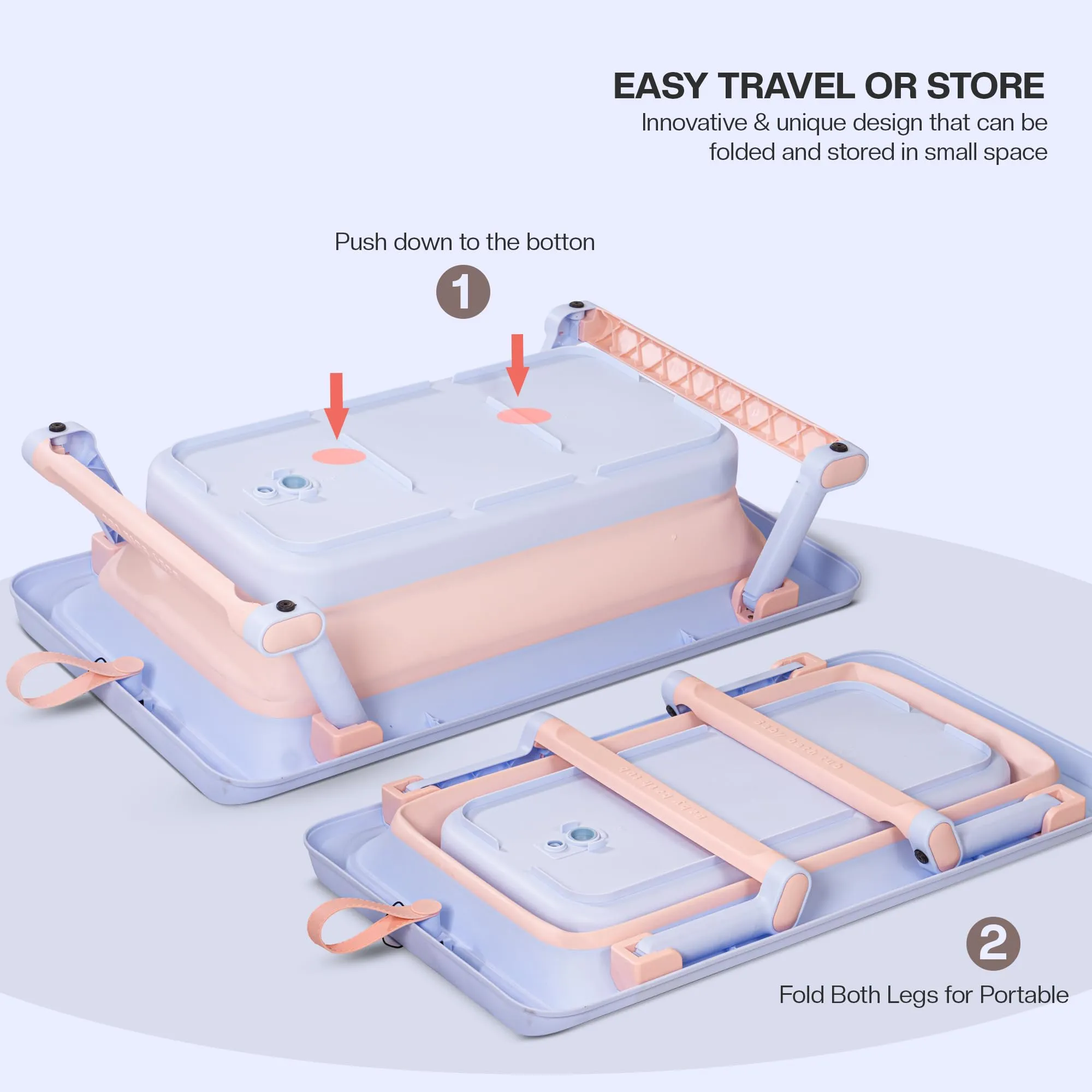 Baybee Aqua Foldable Baby Bath Tub for Kids,Boys Girls