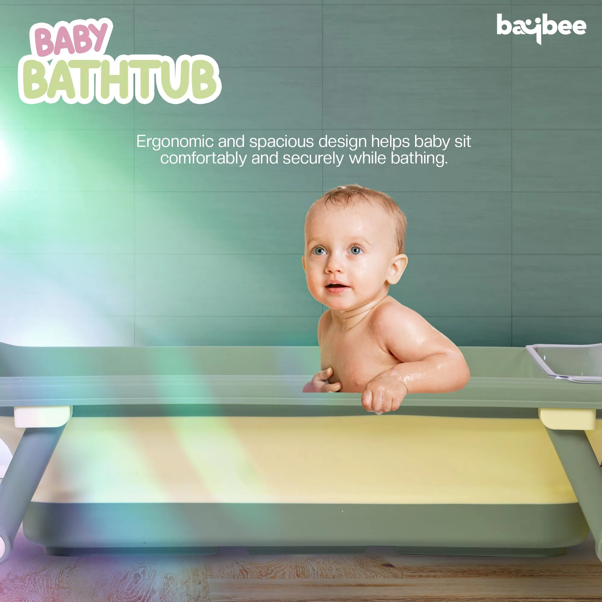 Baybee Aqua Foldable Baby Bath Tub for Kids,Boys Girls