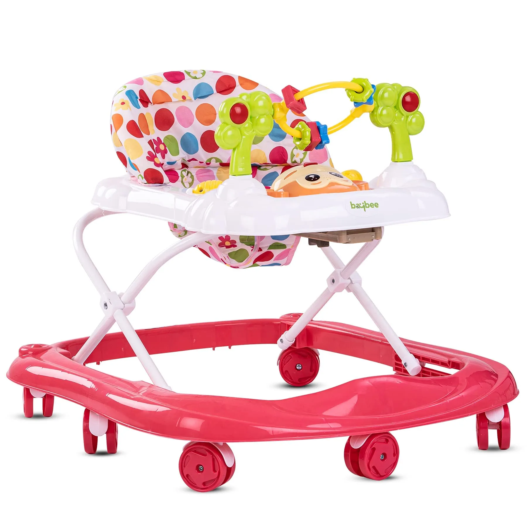 Baybee Bobble Baby Walker for Kids with Foldable & 3 Height Adjustable