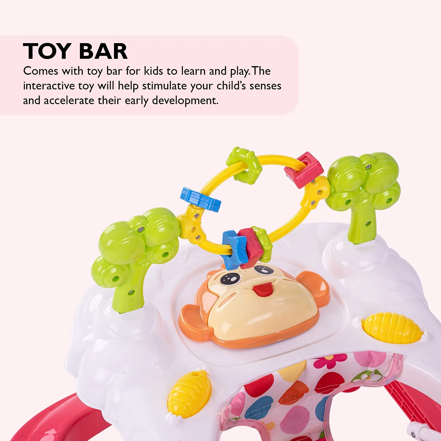 Baybee Bobble Baby Walker for Kids with Foldable & 3 Height Adjustable