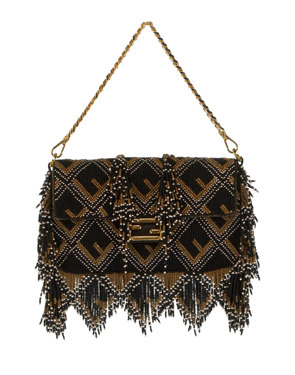 Beaded And Fringe Mini Baguette