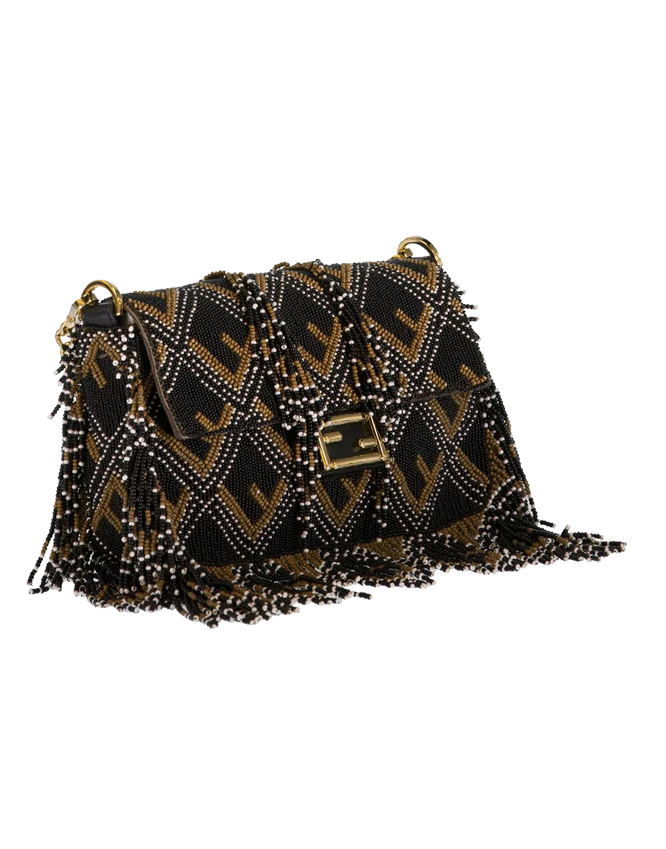 Beaded And Fringe Mini Baguette