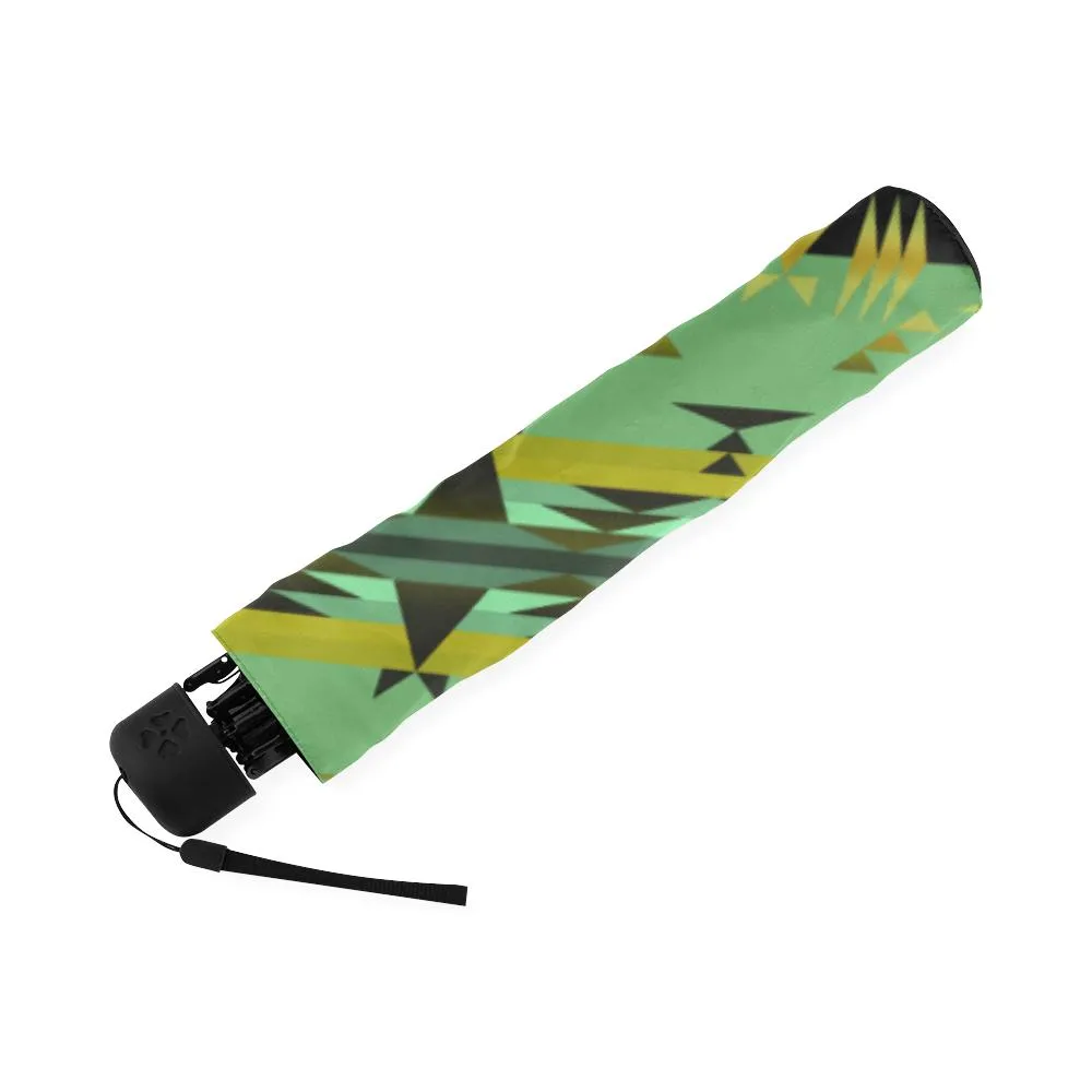 Between the Mountains Sage Foldable Umbrella