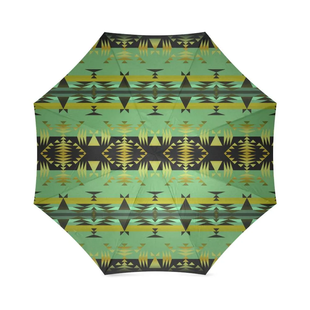 Between the Mountains Sage Foldable Umbrella