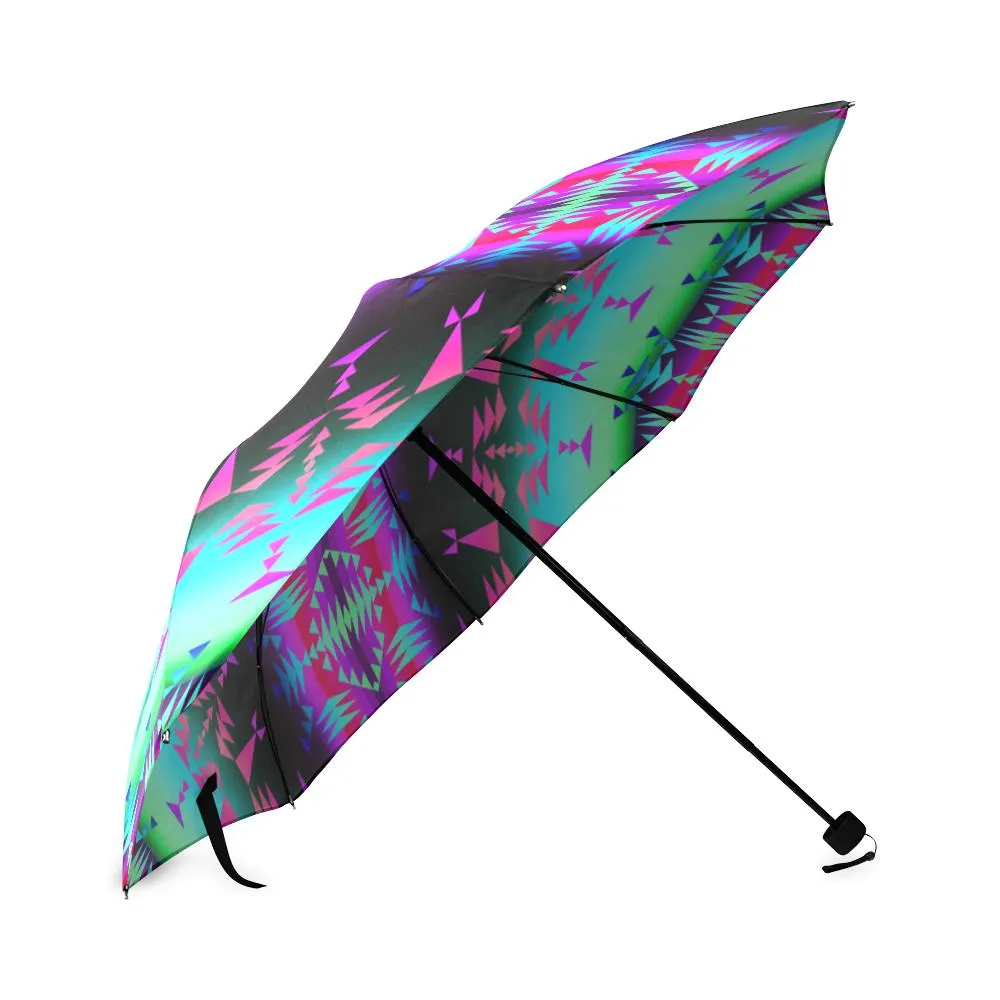 Between the Rocky Mountains Foldable Umbrella