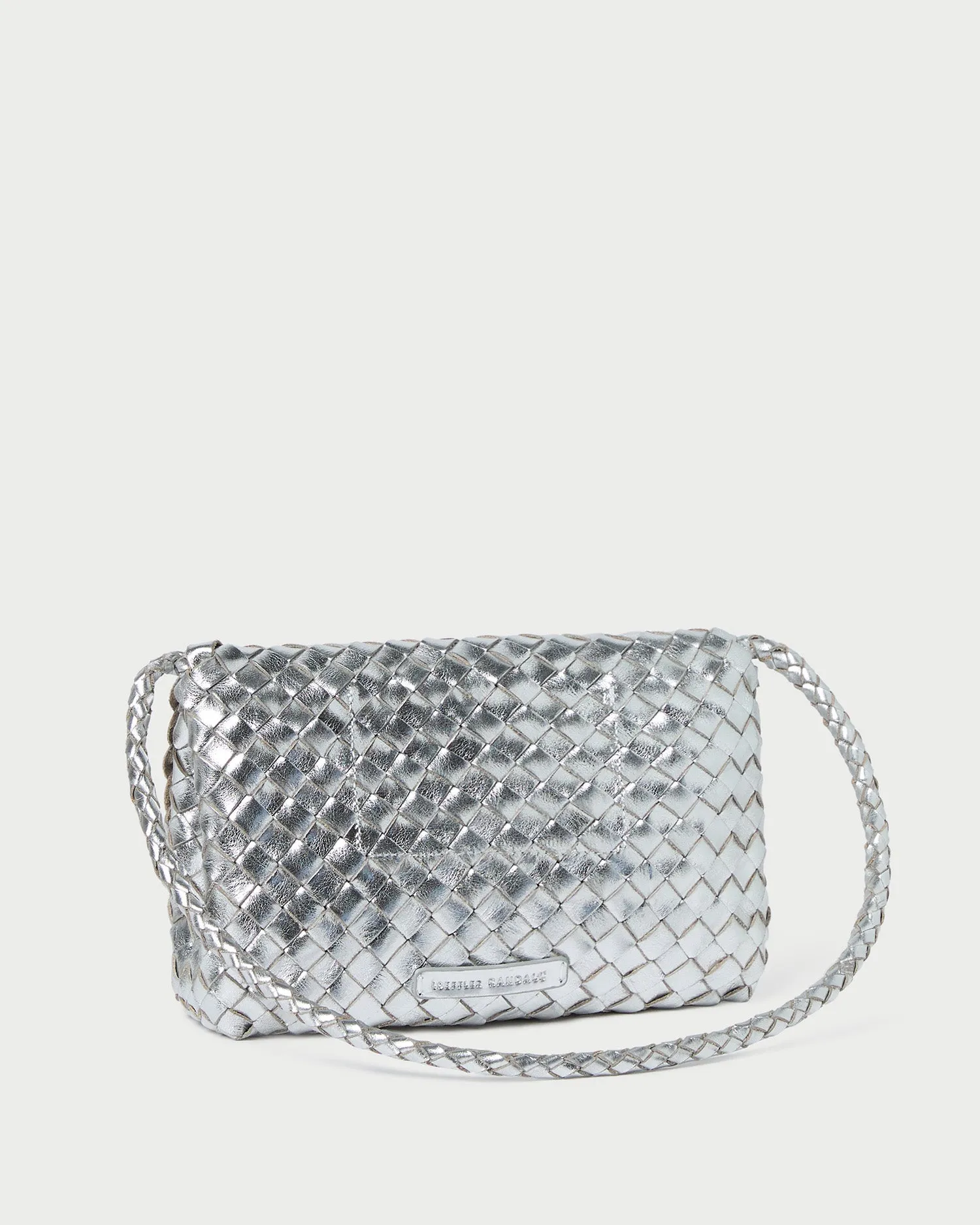 Billie Silver Leather Shoulder Bag