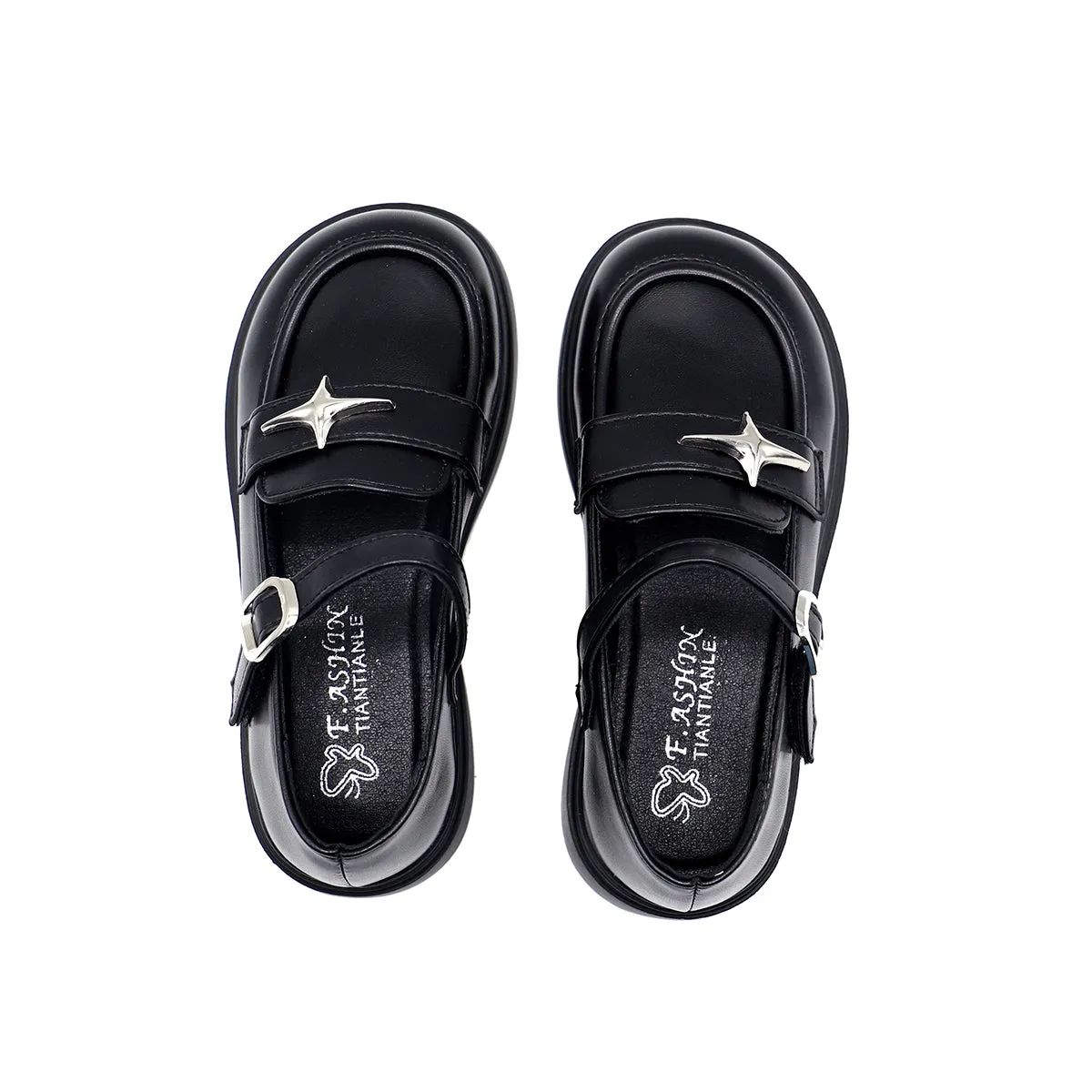 Black Casual Pumps G70066