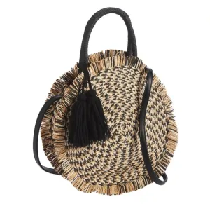 Black Fringe Tote