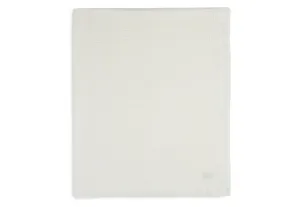 Blanket Cot Muslin Fringe 120x120cm - Ivory