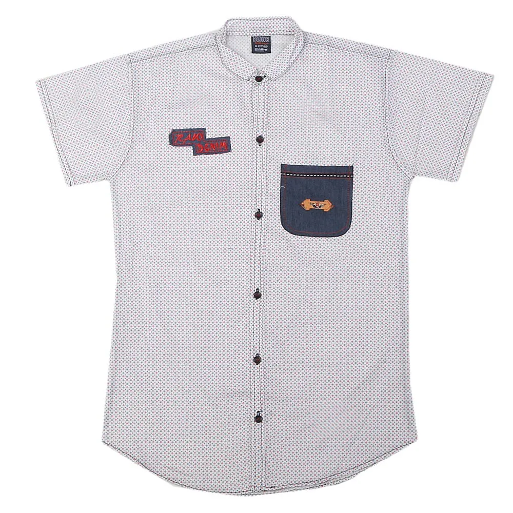 Boys Casual Shirt - White
