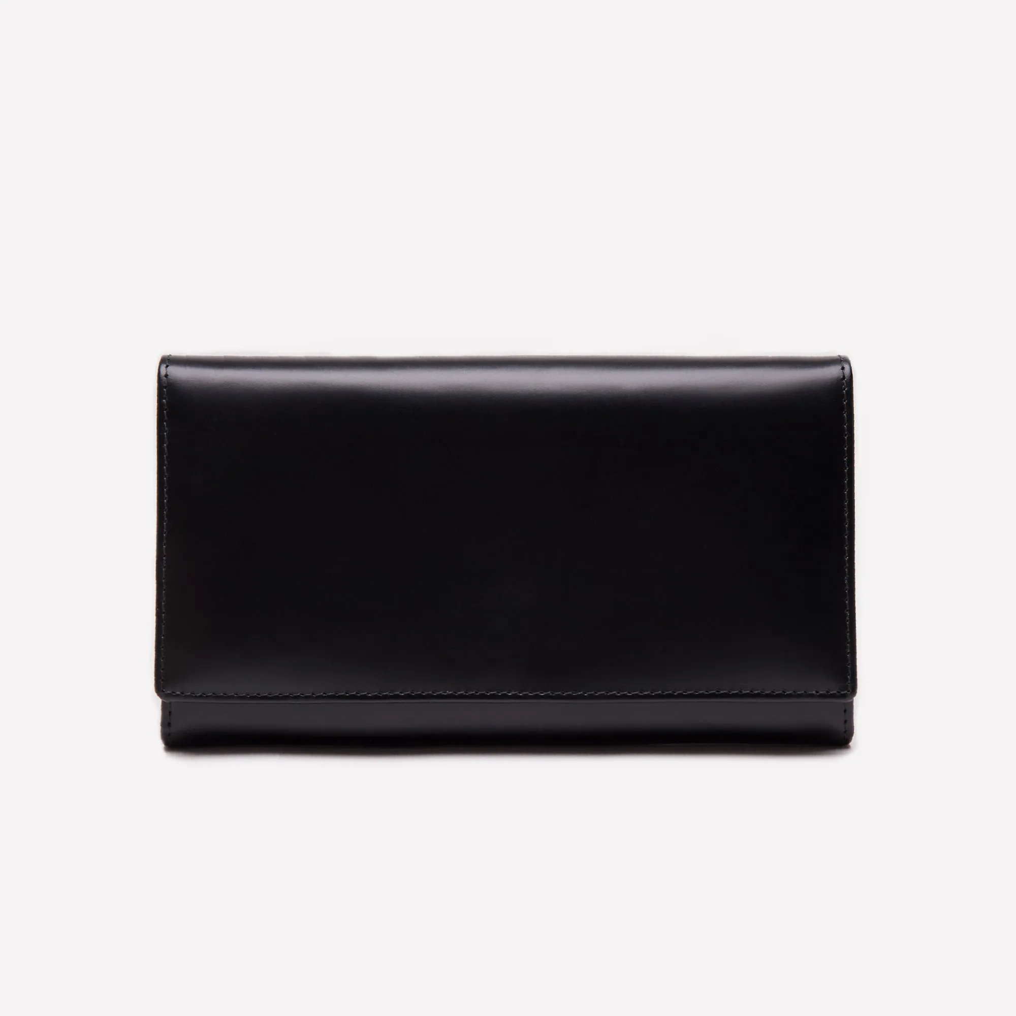 Bridle Hide Large Flap-Over Purse