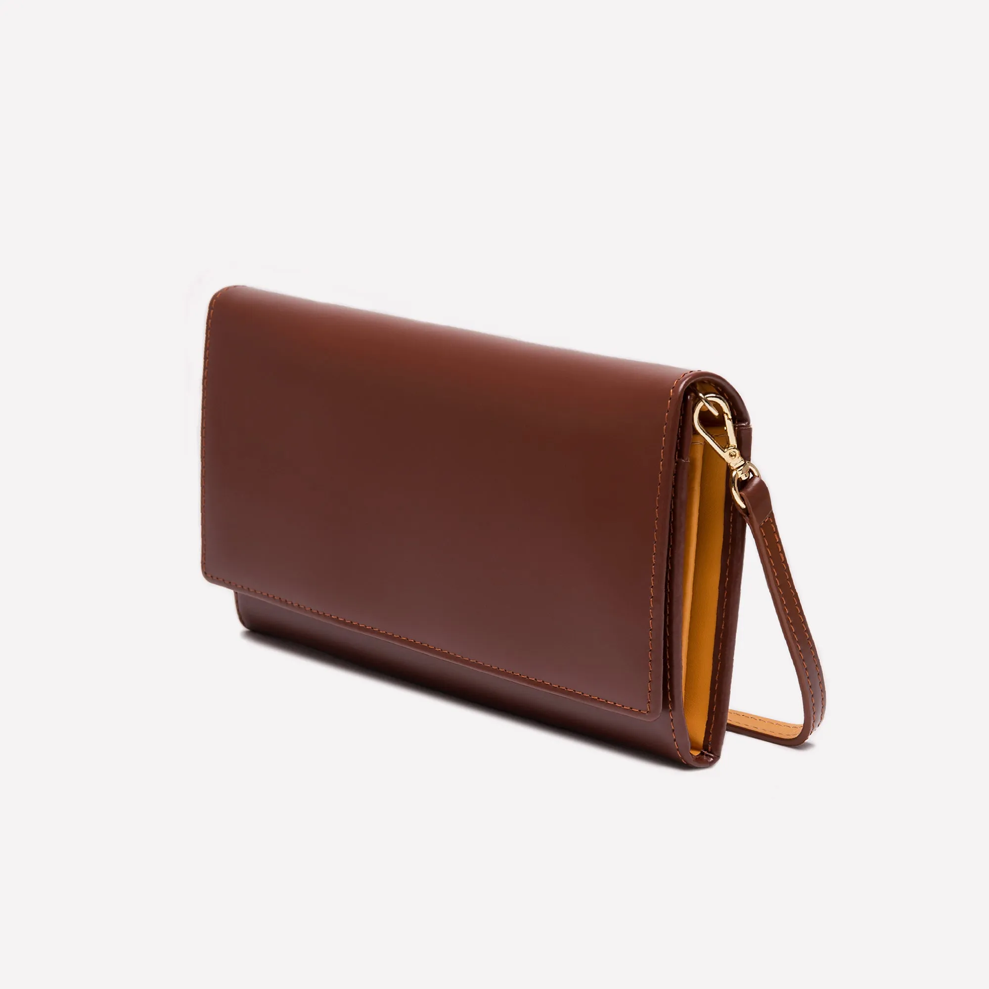 Bridle Hide Large Flap-Over Purse