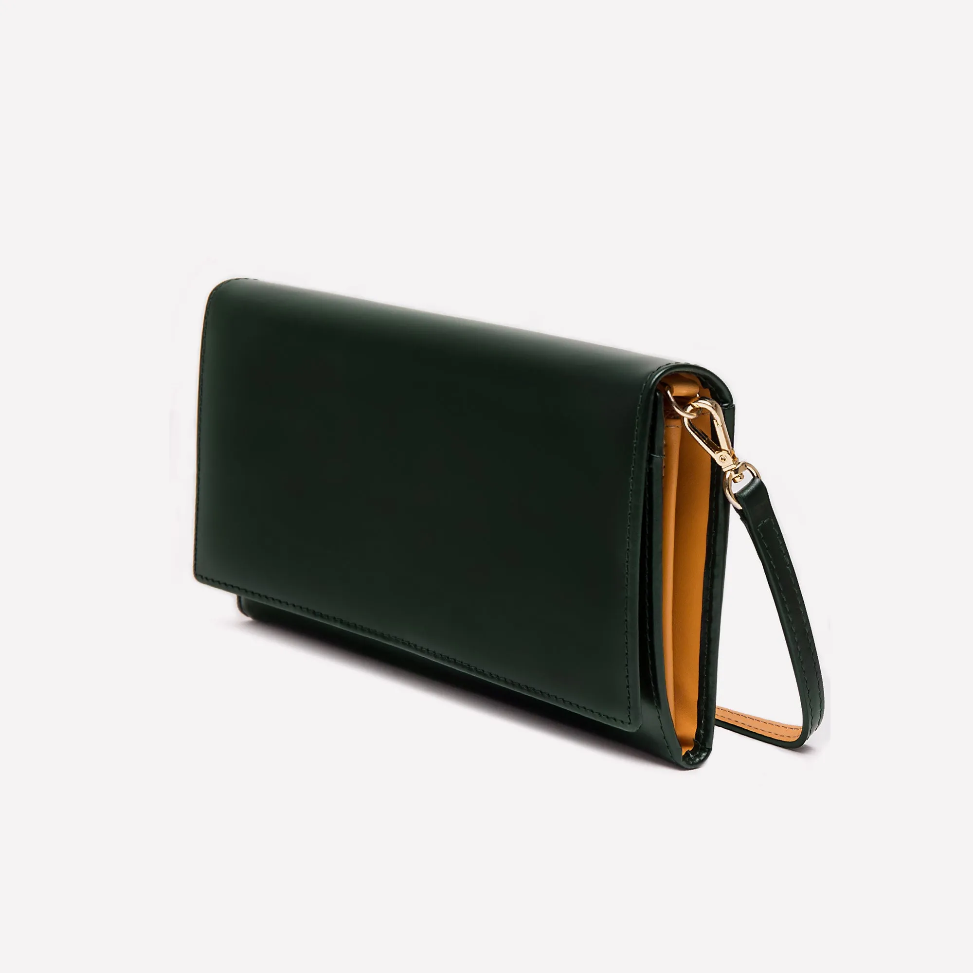 Bridle Hide Large Flap-Over Purse