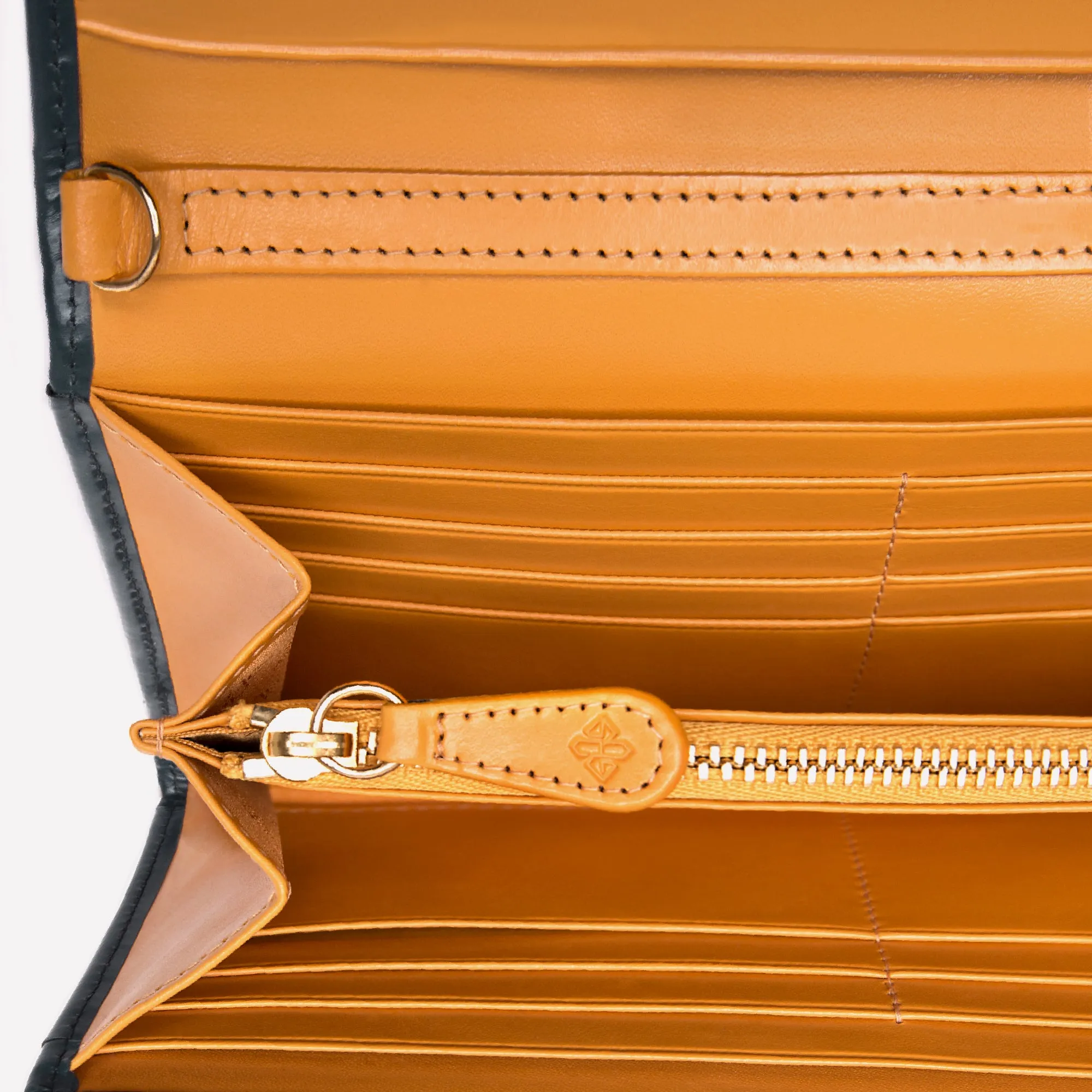 Bridle Hide Large Flap-Over Purse