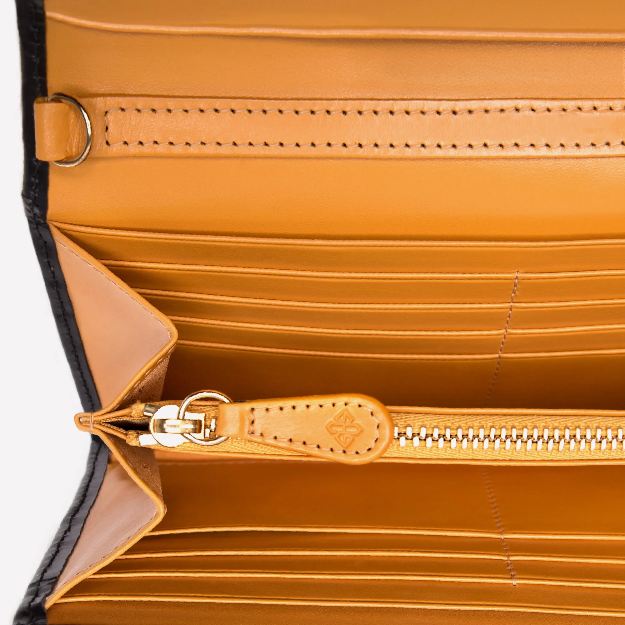 Bridle Hide Large Flap-Over Purse