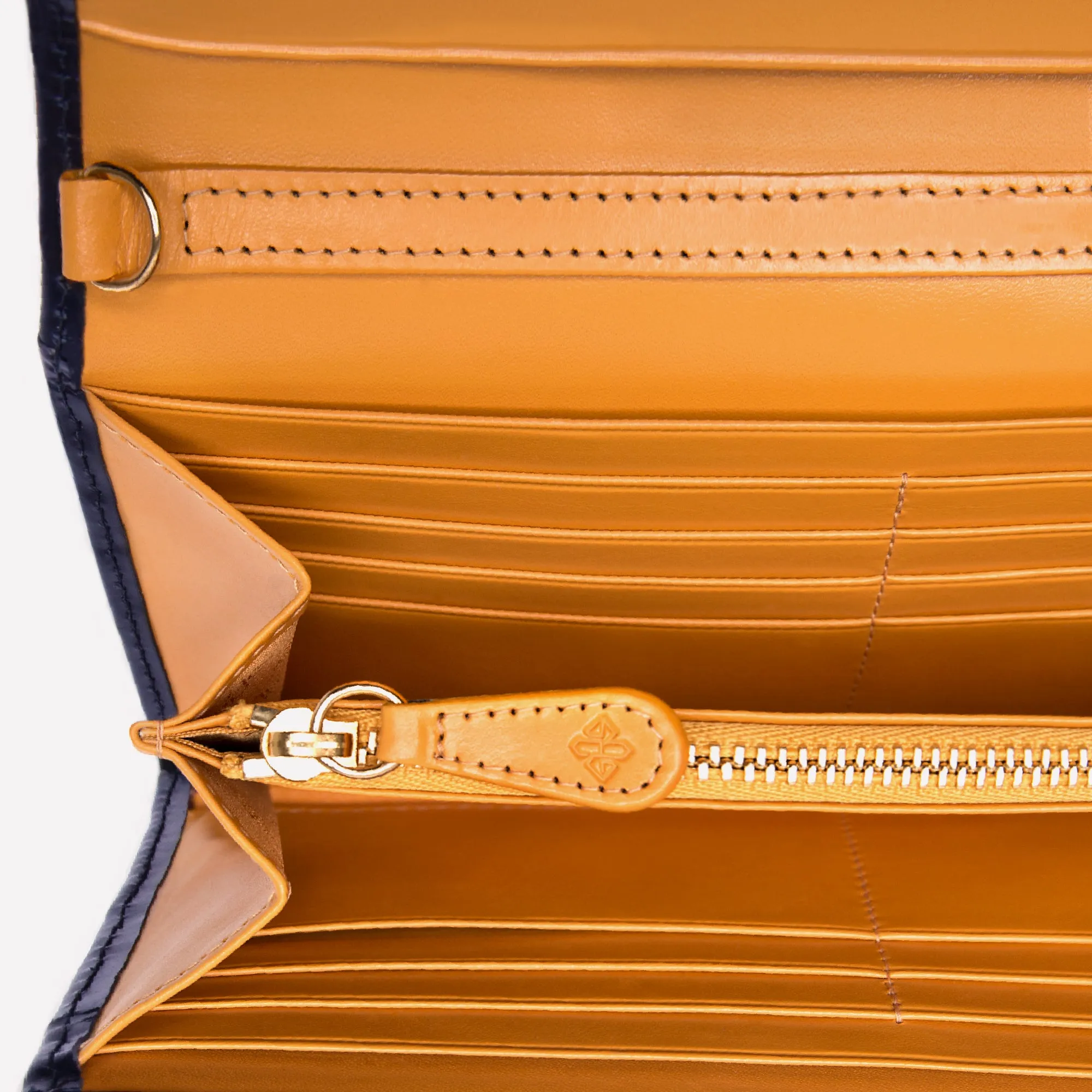 Bridle Hide Large Flap-Over Purse