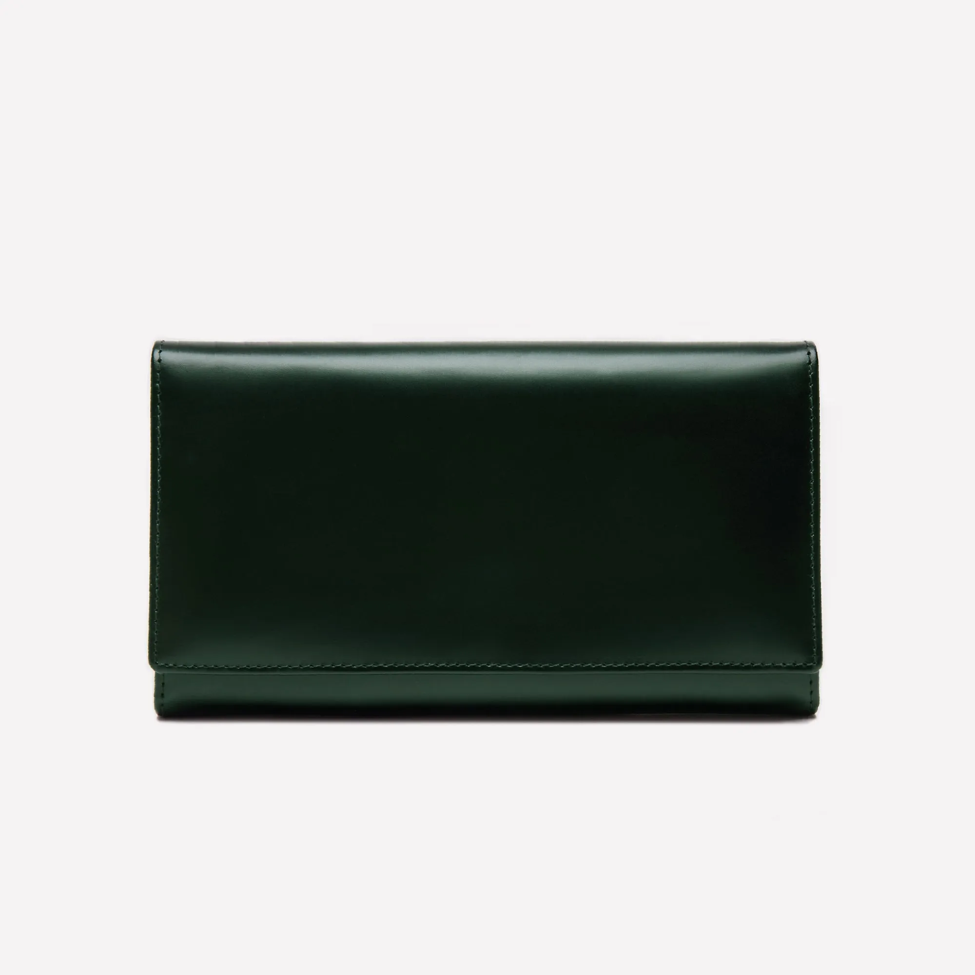 Bridle Hide Large Flap-Over Purse