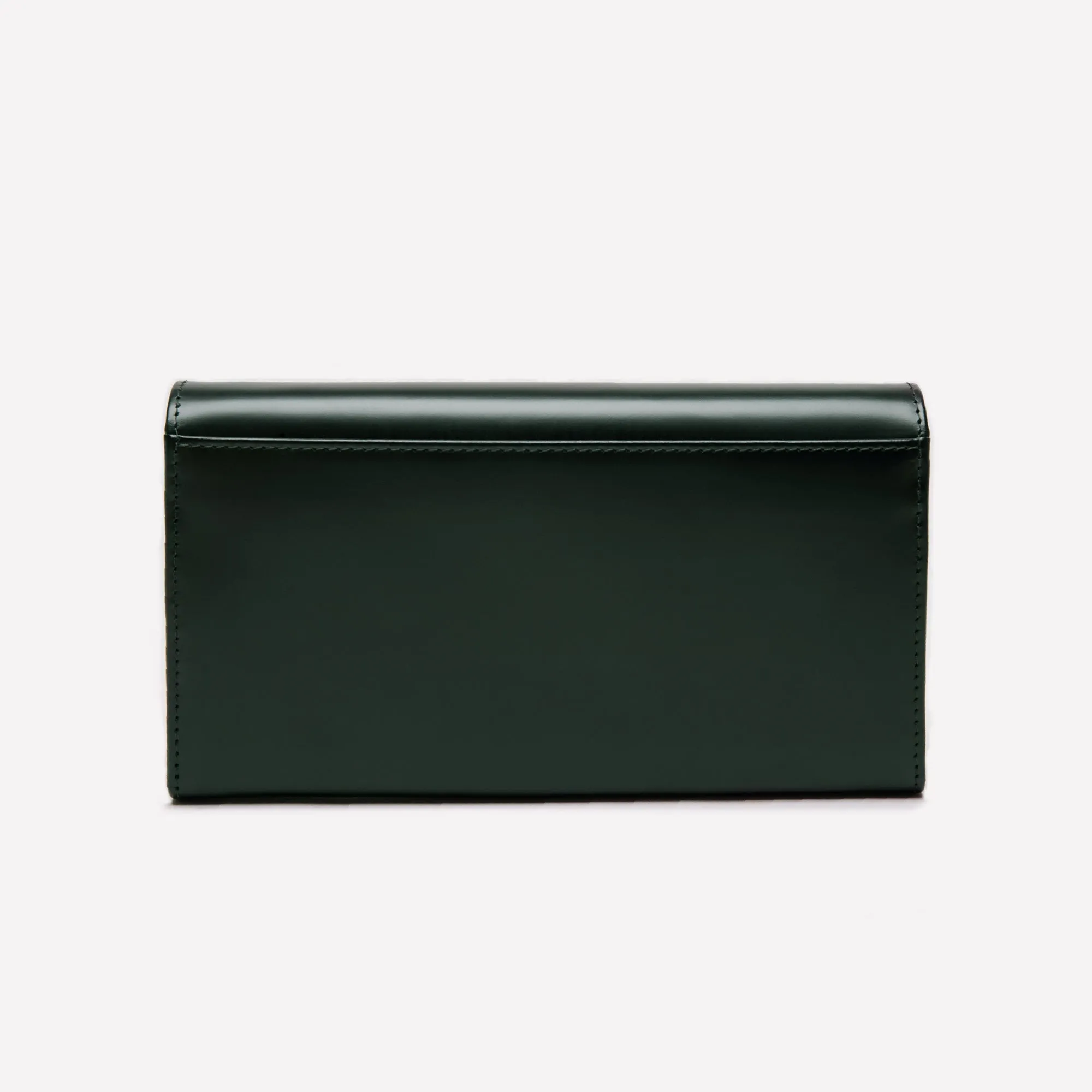 Bridle Hide Large Flap-Over Purse