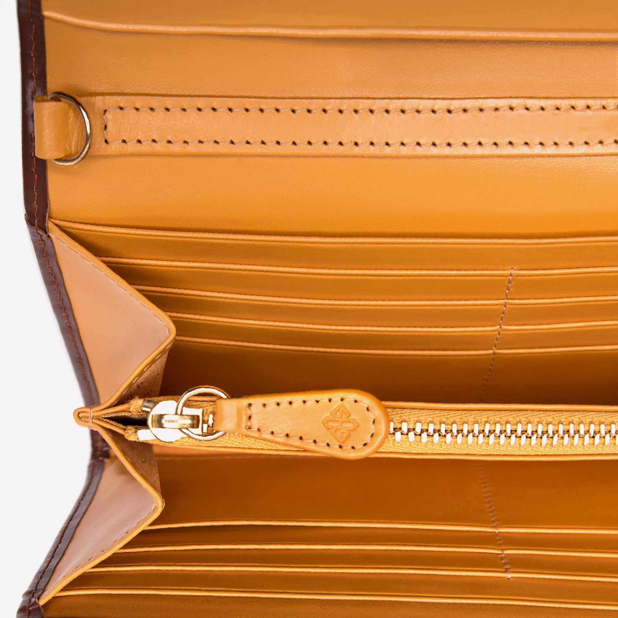Bridle Hide Large Flap-Over Purse