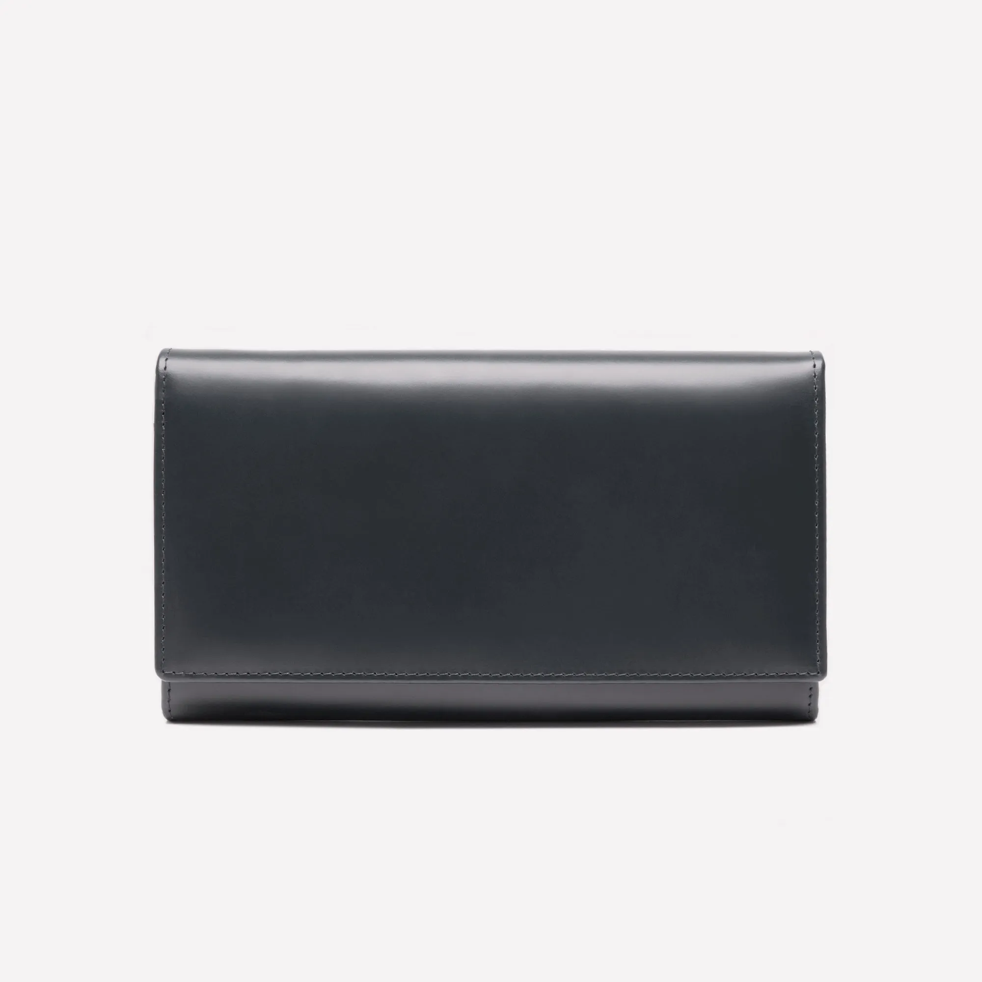 Bridle Hide Large Flap-Over Purse