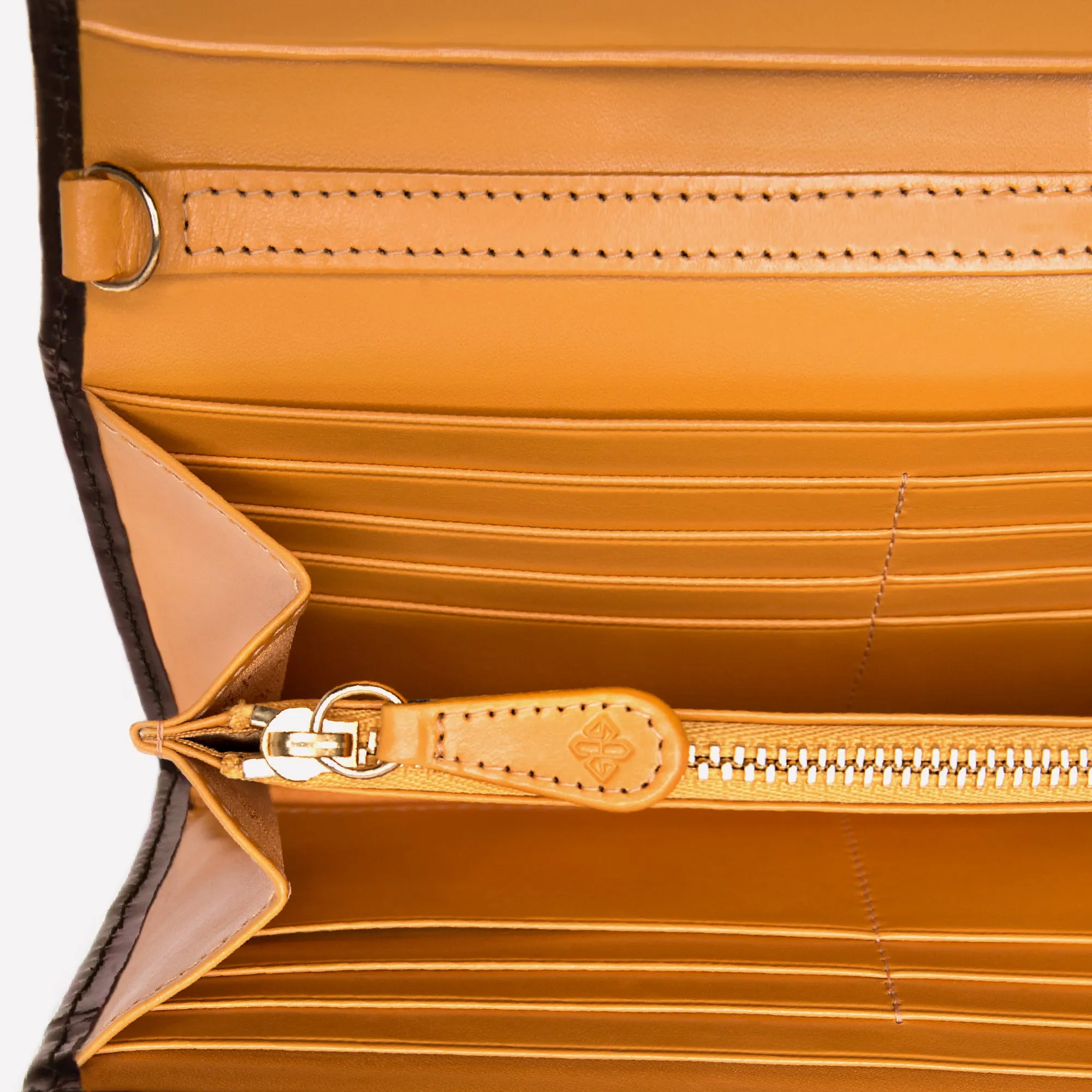 Bridle Hide Large Flap-Over Purse