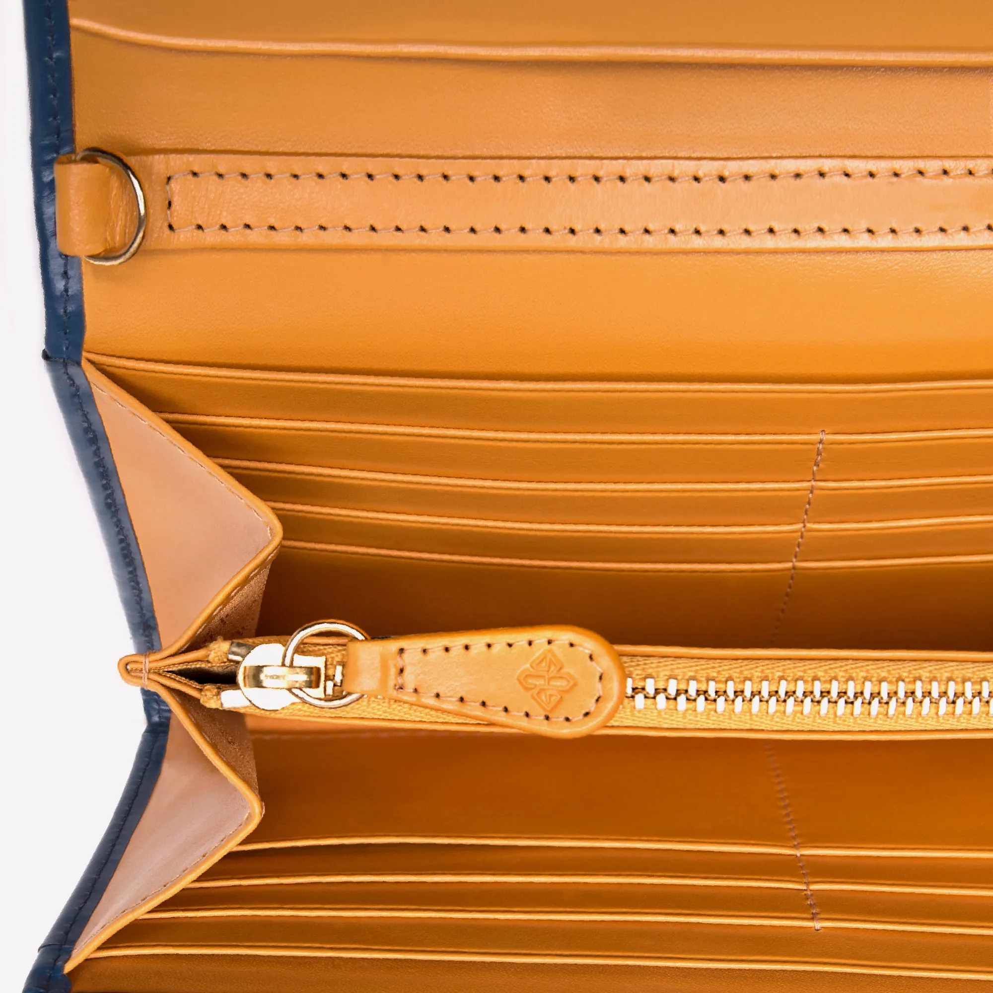 Bridle Hide Large Flap-Over Purse