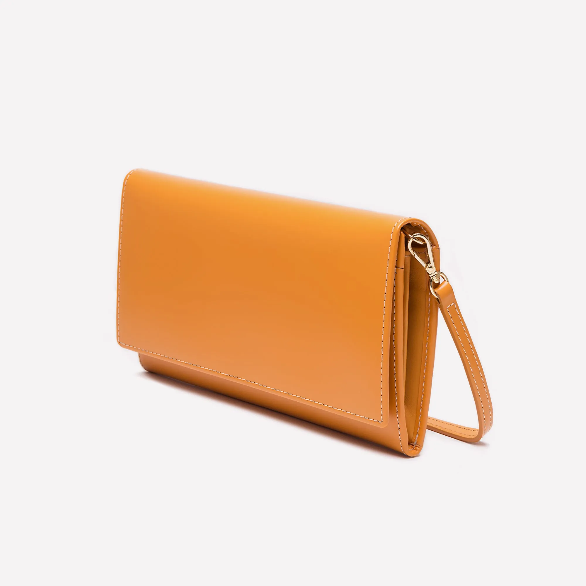 Bridle Hide Large Flap-Over Purse