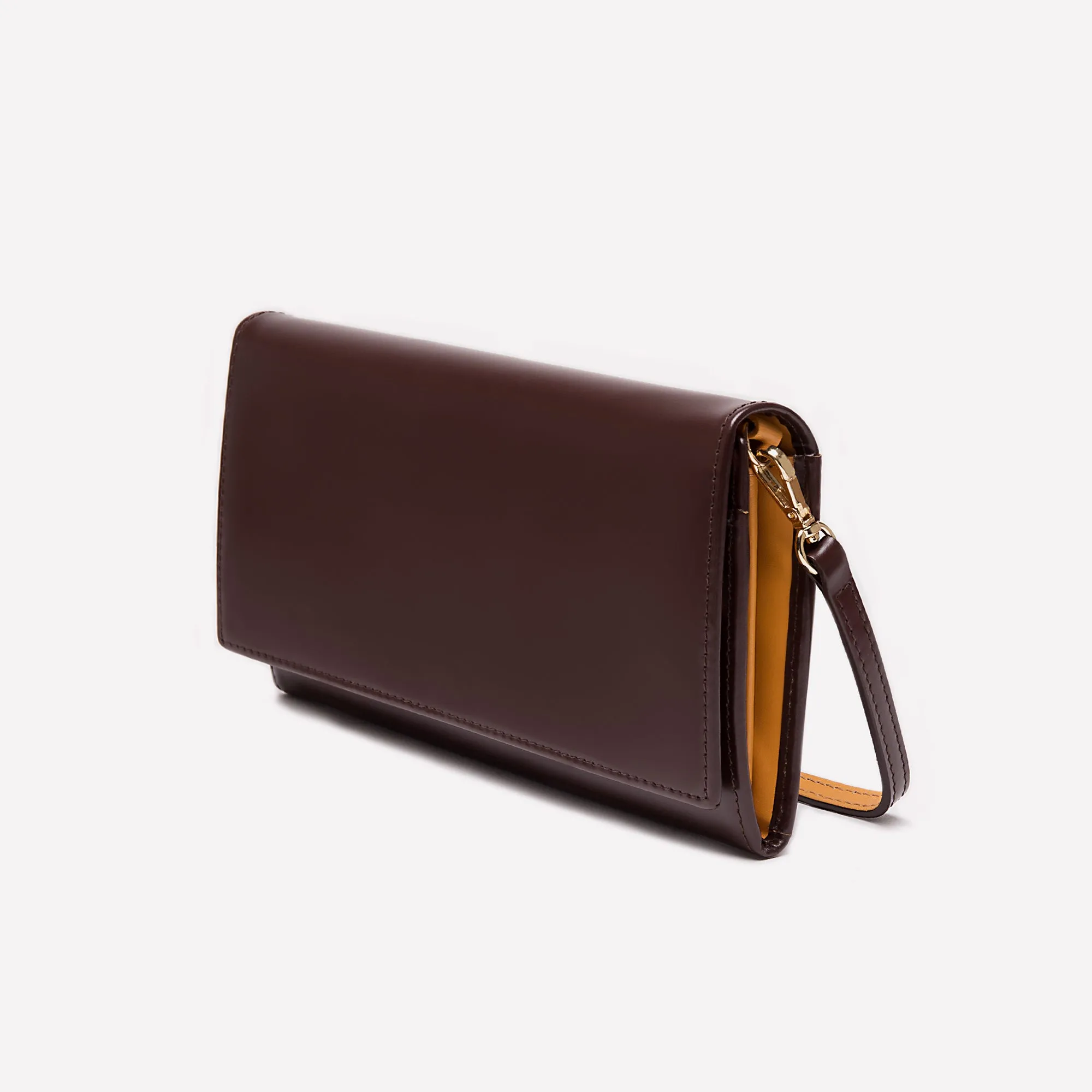 Bridle Hide Large Flap-Over Purse