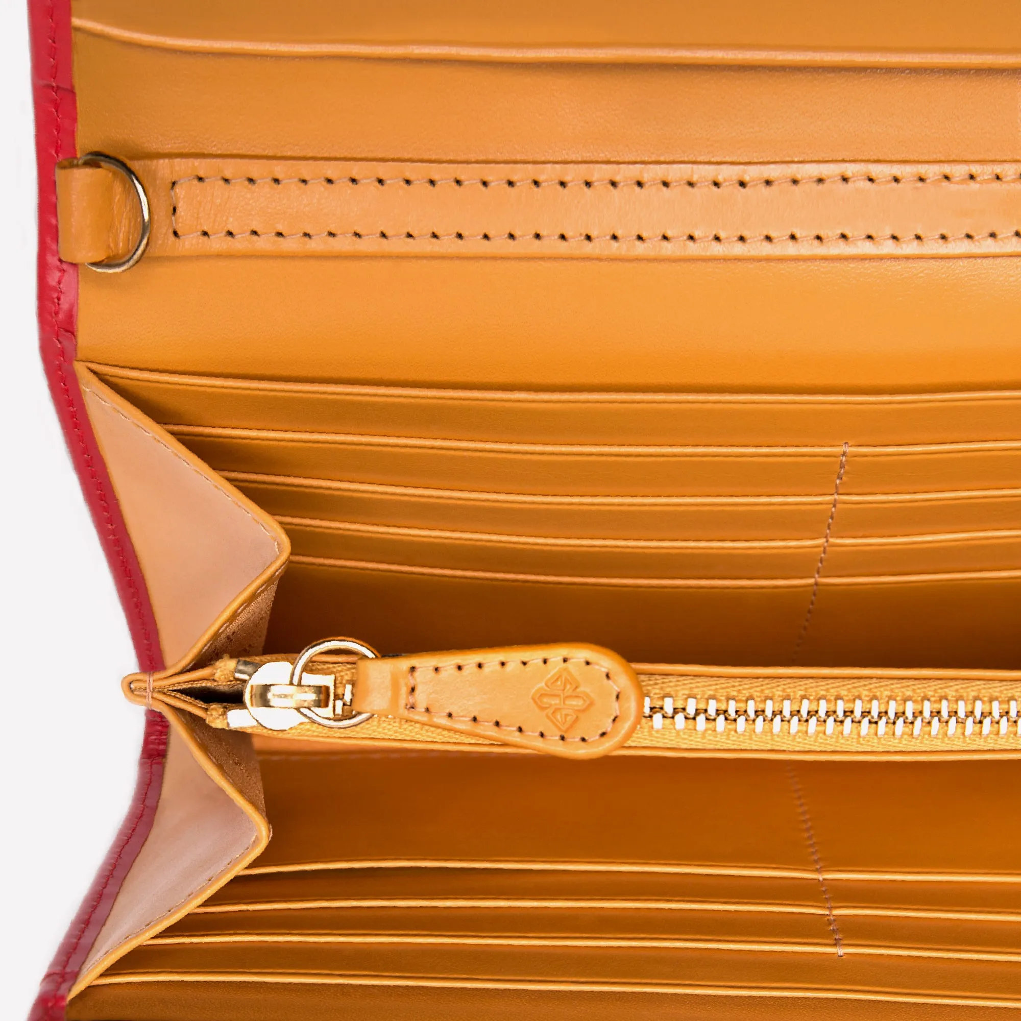 Bridle Hide Large Flap-Over Purse