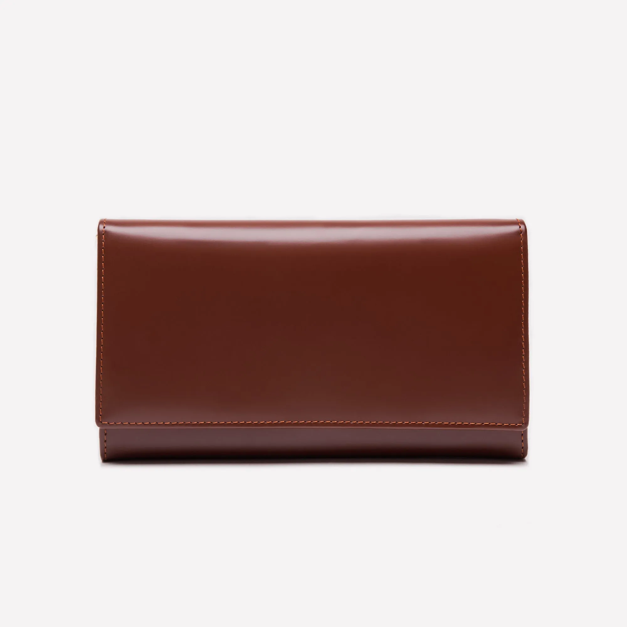 Bridle Hide Large Flap-Over Purse