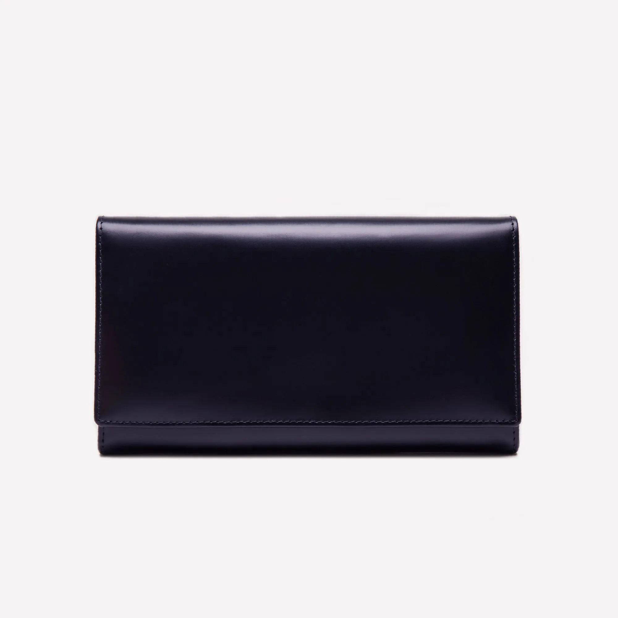 Bridle Hide Large Flap-Over Purse