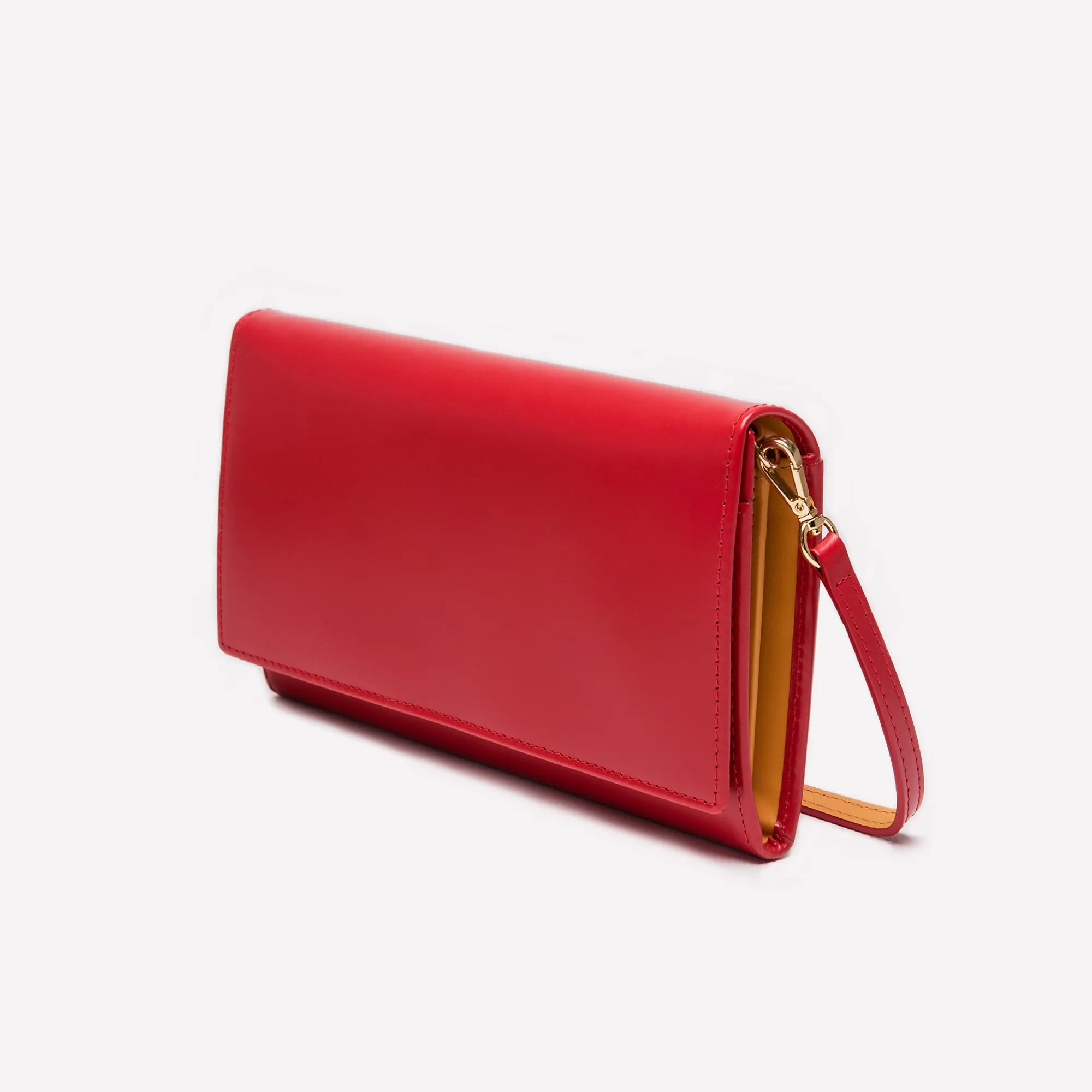 Bridle Hide Large Flap-Over Purse