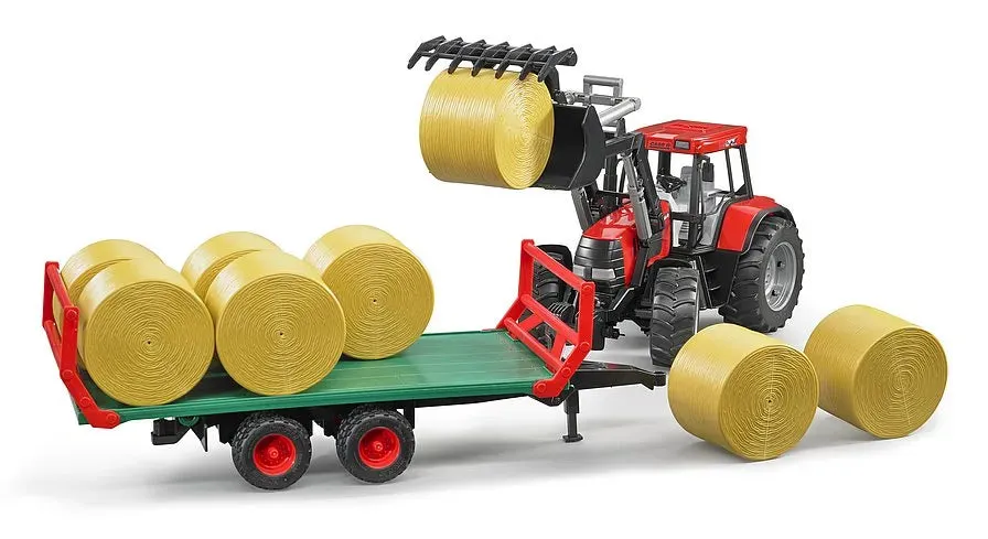 Bruder Bale Trailer with 8 Bales